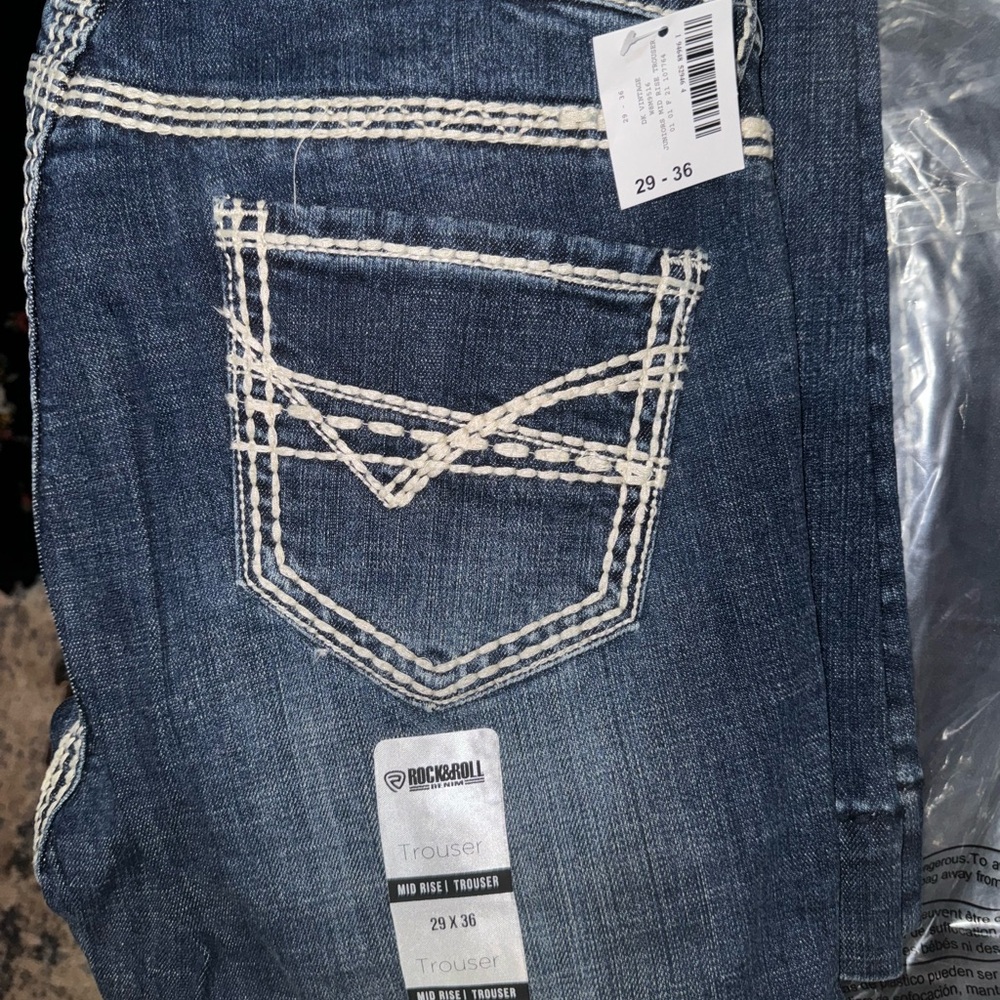 29/36 rock and roll cowgirl jeans trousers